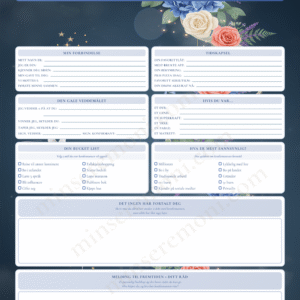 Personlig Konfirmasjonsark